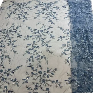 Duibai Breathable Woven Jacquard Embroidered Mesh Lace Multicolor Beaded Wedding Dresses for Evening and Home Accessories