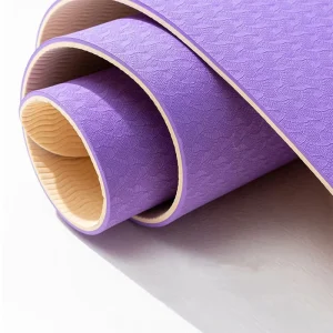 Durable Anti-slip Anti-Tear Two Tones TPE Fitness Exercise Mats Yoga Pilate Mat for Indoor Exercise