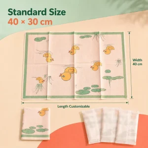 Durable Custom Print Disposable Baby Placemat 40cm Width Adjustable Length OEM Manufacturer Direct Custom Box Supply Made China