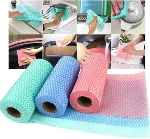 Durable Disposable Thickened Non Woven Cleaning Cloths Multi Purpose Kitchen Dish Paper Towels for Household Dry