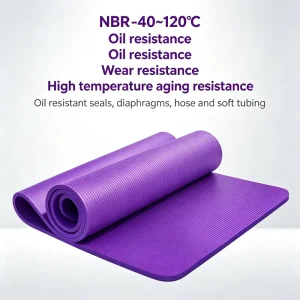 Durable Elastic Yoga Mat Sweat Absorb Texture for Professional Gym Practice Body Shaping Daily Workout Tools