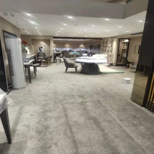 Durable Elbow Yarn Twist Pile Carpet Skid Proof Sound Absorption Wall to Wall Mat for Commercial Public Area