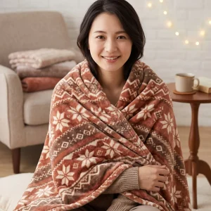Durable Flannel Fleece Knitted Blanket Custom Logo Super Soft Warm Throw Bed Sofa Couch Home OEM ODM Low MOQ