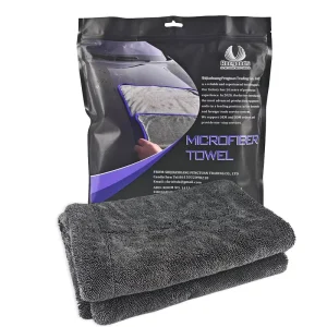 Durable High Quality Super Absorption Car Microfiber Towel Edgeless Boat Wash Super Soft Car Detailing Drying Towels 1200 Gsm