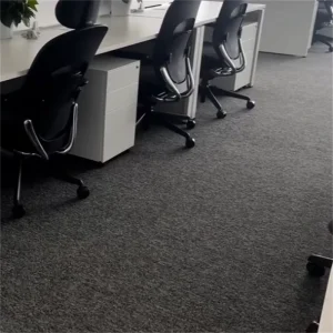 Durable Level Loop Pile Carpet Wall to Wall Custom Pattern Broadloom for High Traffic Office and Hotel Corridor Flooring