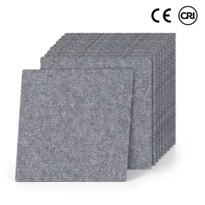 Durable Luxury Office Carpet Polypropylene Modern Tufted Low Pile Non Slip PVC Backing Commercial Carpet Tiles