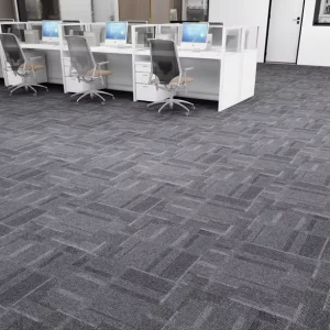 Durable Modular Design Carpet Tile for Shopping Mall Public Commercial Space Carpet Non Slip Modern for Office