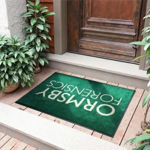 Durable Non Slip Rubber Backing Machine Made Gas Station Logo Door Mat Premium Outdoor Indoor Carpet with Stylish Design