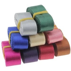 Durable Nylon Webbing Elastic Band for Belts 2 Inch Nylon Webbing Tape Strap Herringbone Weave Nylon Webbing for Bag Backpack