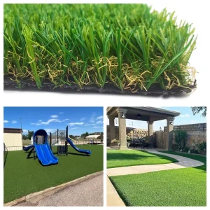 Durable PE Landscape Artificial Grass Indoor and Outdoor Garden Leisure Faux Carpet for Backyard Use