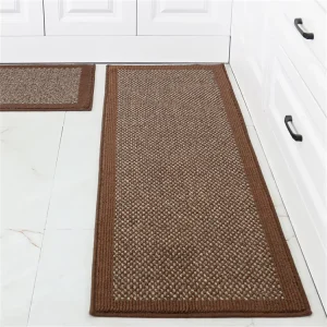 Durable Stain Resistant Kitchen Runner Rugs Non slip Water Absorbent Kitchen Floor Mat in Front of Sink