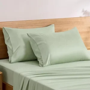 Durable Tencel Pillowcase Set Wrinkle Free Hypoallergenic Pillow Covers for Bedroom Decoration