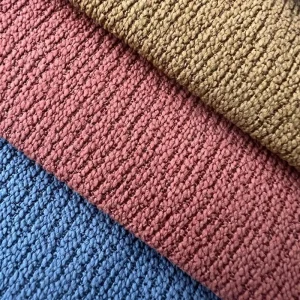 Durable Textured Breathable Eco friendly 100% Polyester Woven 400GSM Medium Weight Faux Linen Look Home Textile Curtain
