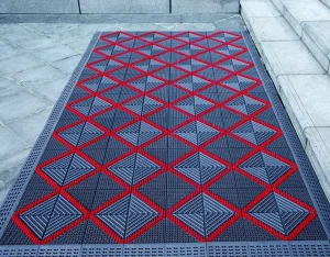 Dust Removal Drainage Floor Door Mat Waterproof Custom Entrance Mat Shopping Mall Doormat Anti Skid Mat for Home