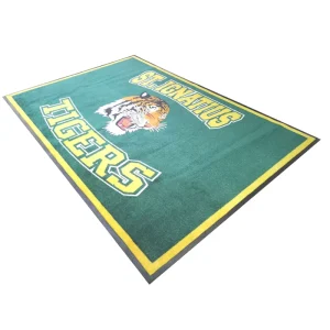 Dustproof Waterproof Antislip Wear Resistant Cut Pile Puzzle Pattern Prayer Hotel Custom Entrance Door Mat
