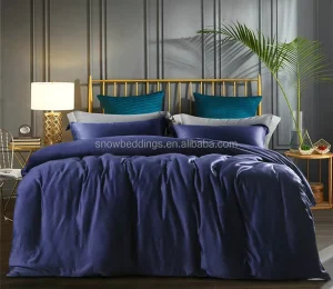 Duvet Bedding Set King Size Silk Quilt Comforter Bed Sheet Set Luxury Bed Bedding