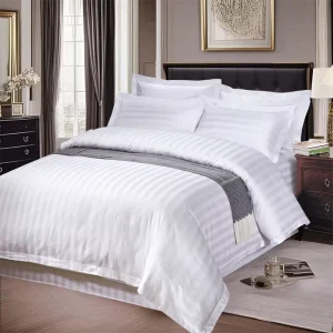 Duvet Cover 5 Star Hotel Bedsheet Set Bedding Set White Quilt Cover Duvet Pillow Cotton Bed Linen Customized