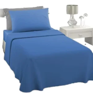 Duvet Cover Set 100% Cotton 200TC Air permeable Polyester Filled Pillowcases Hypoallergenic Anti Mite Solid Color Complete Set
