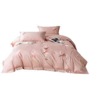 Duvet Cover Set Summer 100% Cotton Pure Cotton Customizable OEKOTEX Embroidery Duvet Cover Set OEM ODM