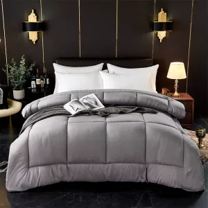 Duvet Quilt Comforter Solid Color Eco friendly Polyester Home Quilt with Warm Winter Design European & American Style