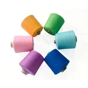 Dyed 16s 21s 30s 32s 40s Spun Yarn China Manufacturers Spun Polyester Yarn for Knitting Socks