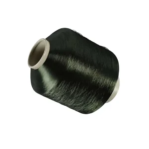 Dyed Chenille Yarn Polyester Low elasticity 150D FDY Twisted Filament Suitable for Woven Labels and Trademarks