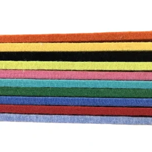 Dyed Colorful 100% Polyester Felt Waterproof Breathable Lightweight