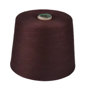 Dyed Colors Spun Polyester Yarn Weaving Knitting Color Spinning Yarn Polyester Spun Yarn