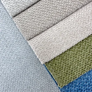 Dyed Woven Print Linen Sofa Fabric for Sofa Upholstery Waterproof Anti-static