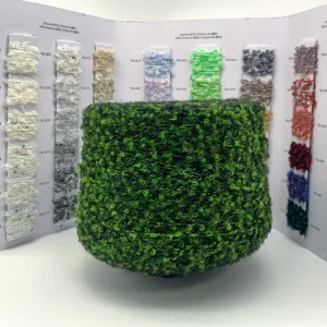 Dyeing Yarn 5% Wool 39% Acrylic 54% Polyester 2% Spandex Scarves Hats Sweaters Loop Hand Knitted Fancy Yarn