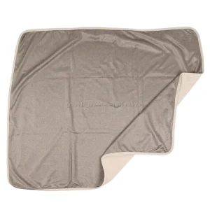 EMF Attenuation Blanket with Conductive Silver Fiber Fabric and Soft Cotton Inner Surface