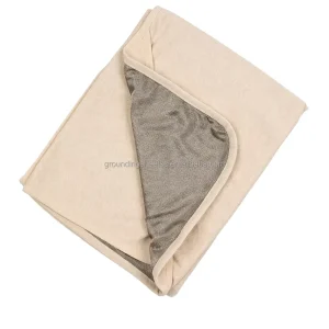EMF Protection Blanket 100% Silver Fiber One Side 100% Cotton Other Side