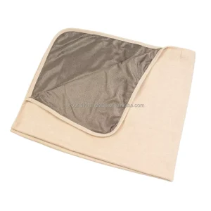EMF Protection Throw Blanket with High Performance Silver Fiber Layer and Skin Friendly Cotton Back Side