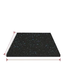 EPDM Anti Slip Exercise Equipment Mats Large Gym Flooring with Waterproof Shock Absorption Heavy Weight Workout Rubber Mats