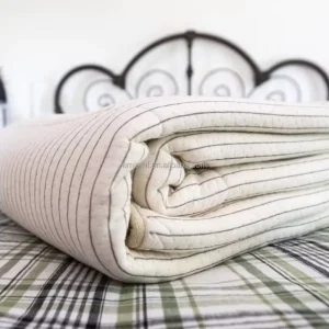 ESD EARTHING Custom Silver Cotton Grounding Earthing Blanket Soft Square Design for Home Bedding Use All-Season