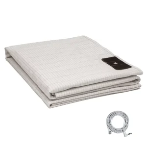 ESD Grounding Earthing Bed Mat Conductive Organic Cotton Silver Flat Sheet Mattress