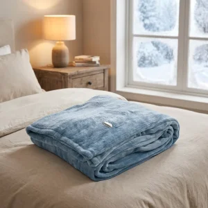 ETL Listed Electric Throw Blanket US Plug 5 Heat Settings 10 Hour Timer Soft Double Layer Flannel Detachable Cover Skin Friendly
