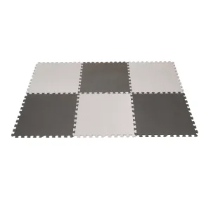 EVA Gym Flooring Mats with Anti Slip Bottom Soft and Washable REACH Compliant for Home Gym and Cardio Zone