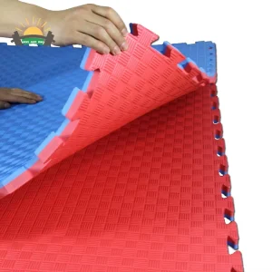 EVA Interlocking Foam Exercise Tile Mat Non Slip Puzzle Flooring for Home Gym Fitness Studio or Playroom with Multiple