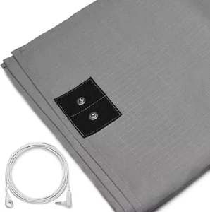 Earthing Conductive 5% Silver Fiber Grounding Bed Sheet Organic Cotton