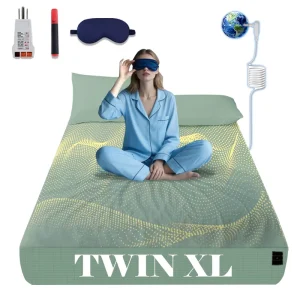 Earthing Grounded Bedding Sheet with Soft Cotton Feel Free Shipping From USA Warehouse