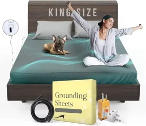 Earthing Grounding Sheet 5% Silver Fiber 95% Cotton Fitted Sheet Full Twin Queen King Size Grounding Beds Sheets