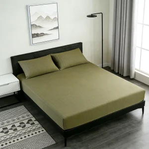 Earthing Grounding Sheets 300 Thread Count Soft Earthed Grounding Bedding Sheet with Grounding Cord