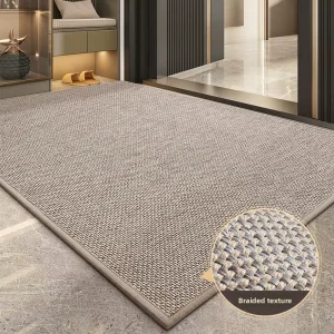 Easy Care Household Polyester Entry Floor Mats Anti Slip Rubber Bottom Stain Resistant Dust Removing Entrance Mats One Piece