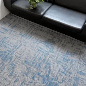 Easy Clean Abstract Texture Modular Office Carpet Tiles Fireproof Sound Absorbing Square Carpet for Working Workspace