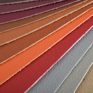 Eco-Friendly 1.2Mm Microfiber Suede Fabric Vegan Leather Litchi Grain for Car Seats Sofa Decorative Purposes PU