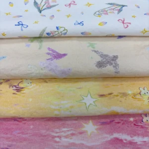 Eco Friendly 100% Cotton Poplin Floral Digital Printed Fabric for Women’s Dresses Baby & Kids Shirts & Clothes