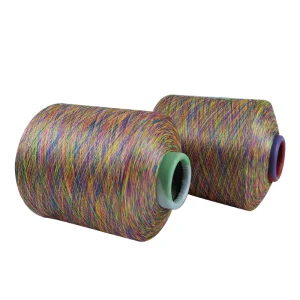 Eco Friendly 100D 96F China Fancy Yarn 100% Polyester Space Dyed Yarn for Flyknit Vamp