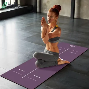 Eco Friendly 2 Layer Non Slip Yoga Pilates Mat Fresh TPE for Training Gym Home Workout Fitness Brand Promotion