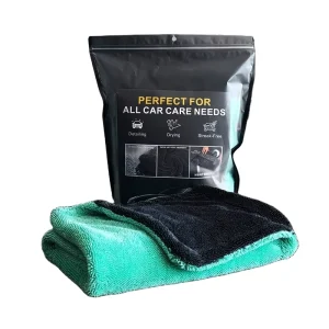 Eco Friendly Absorbent Quick Dry Woven Microfiber Car Detailing Cleaning Towel Large Twist Loop Auto Care 1200 1400 1600GSM